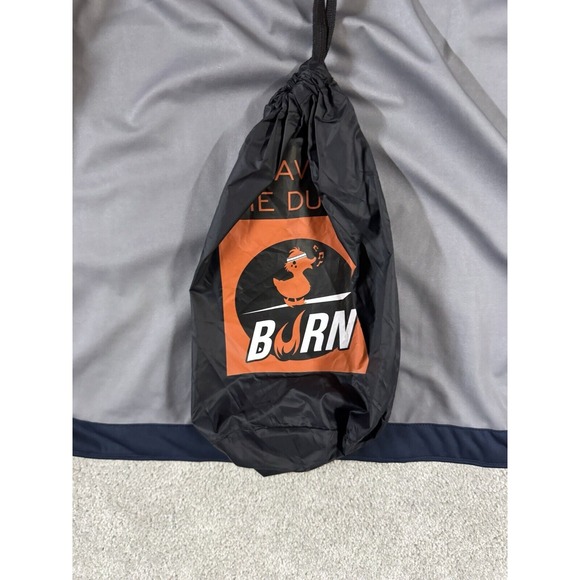 Save The Duck USA FEBA HOODED JACKET Navy Blue/Light Grey‎ Large Euc W/ Bag - Picture 8 of 13